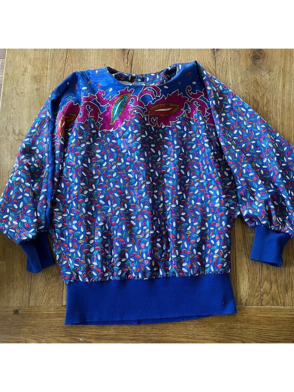 EVANNA vintage top Blouse size 10